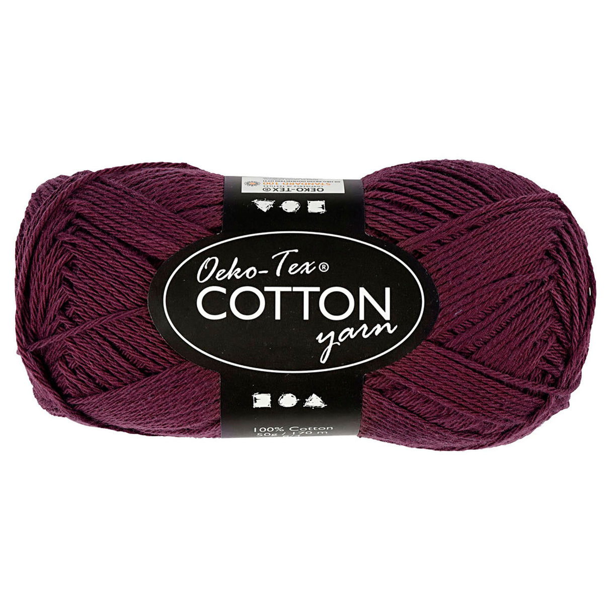 Creativ firma bomuldsgarn, blomme, 50gr, 170m