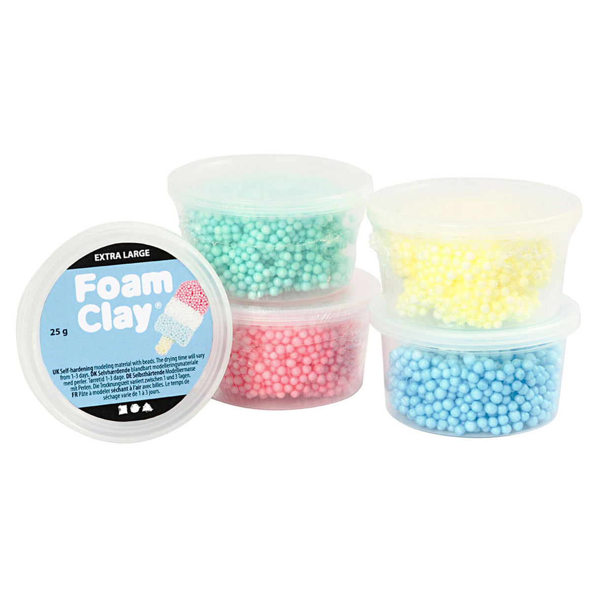 Kreativ virksomhed https: www.cchobby.nl foam-clay-extra-large-diverse-colours-5x25-gr-1-doos