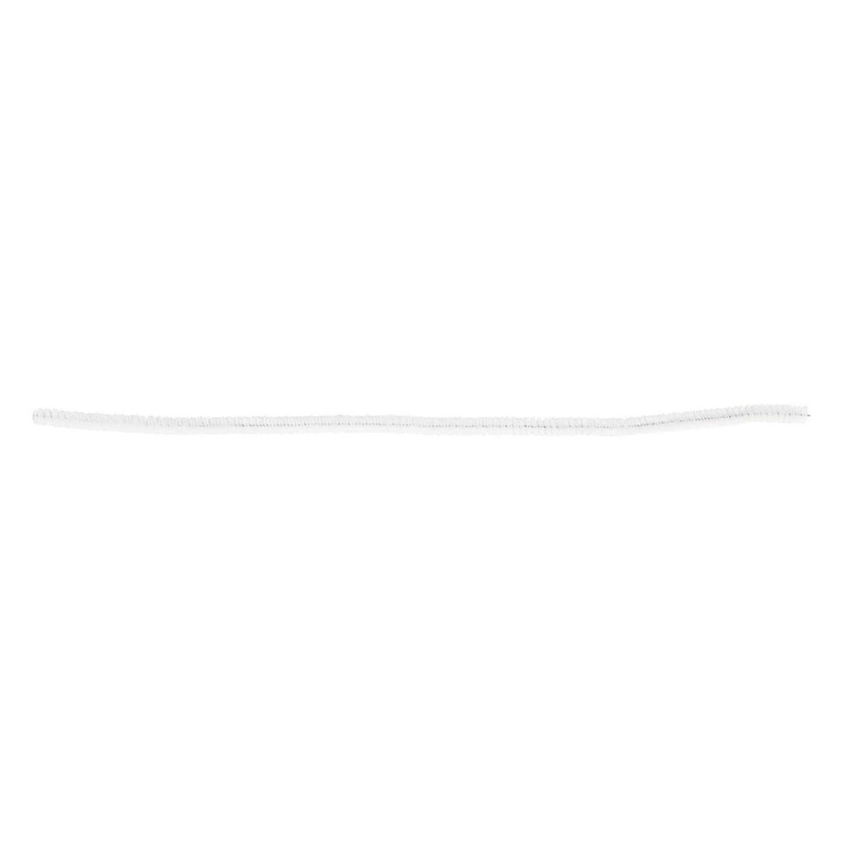 Creativ company chenille hvid 30cm, 50 stk.