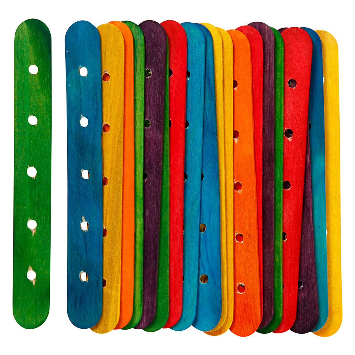 Creativ virksomhed https: www.cchobby.nl byggepinde-l-15-cm-b-1-8-cm-hul størrelse-4-mm-diverse-farver-20-div-1-kasse