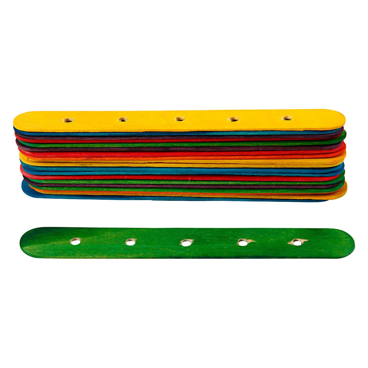 Creativ virksomhed https: www.cchobby.nl byggepinde-l-15-cm-b-1-8-cm-hul størrelse-4-mm-diverse-farver-20-div-1-kasse