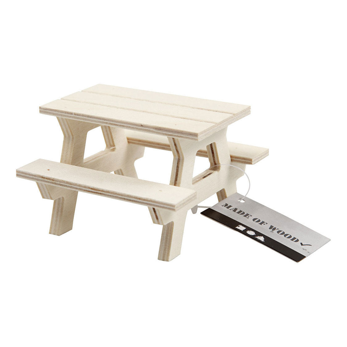 Creativ virksomhed https: www.cchobby.nl picnic bænk-h-5-5-cm-l-8-cm-w-8-cm-1-piece