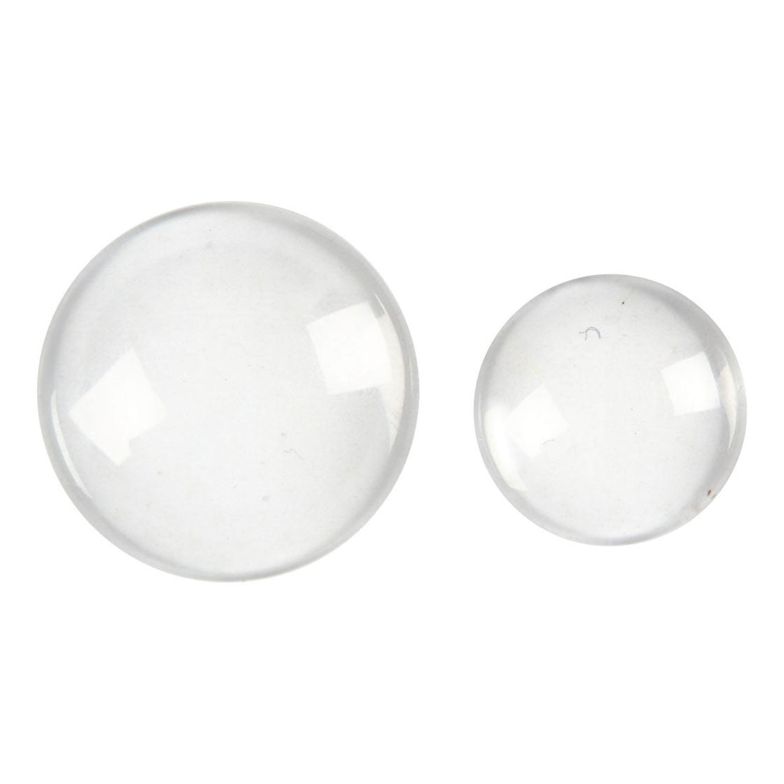 Creativ Company Round Cabochons med flad ryg, 8 ..