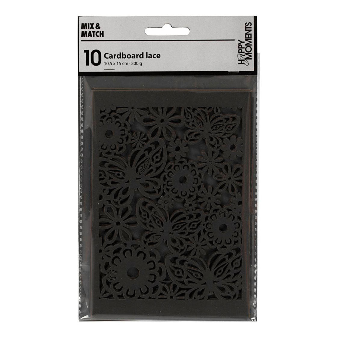 Creativ Company Pattern Carton Black, 10 ..