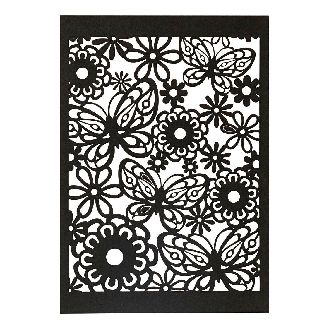 Creativ Company Pattern Carton Black, 10 ..