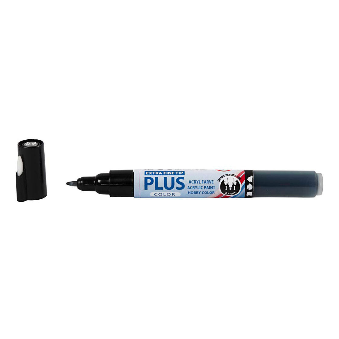 Creativ Company Plus Color Marker Black, 5,5 ml