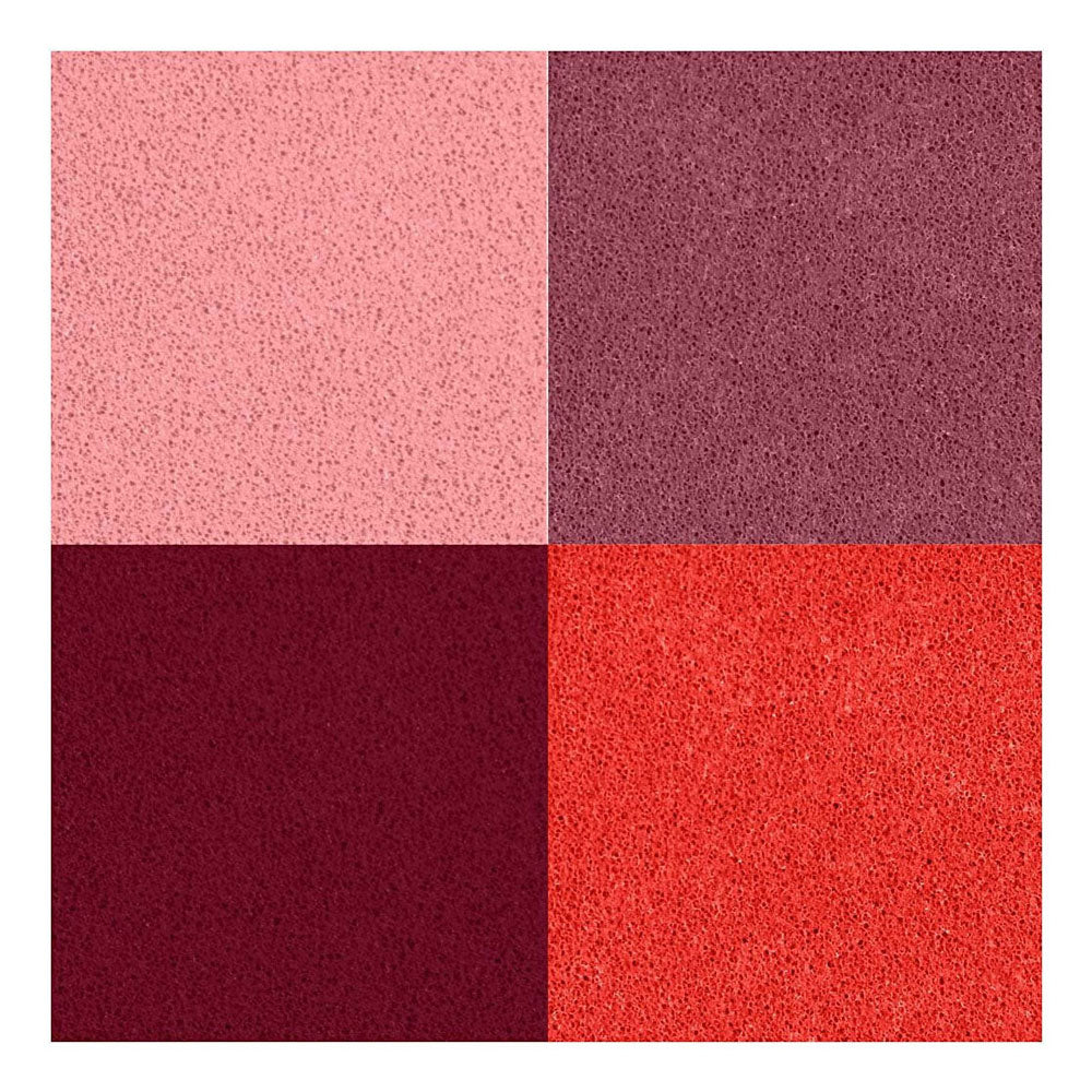Creativ firma stempel blæk, fersken, pink, lys pink, mørk pink, h: 2 cm, størrelse 3,5x3,5 cm, 4 stk 1 æske