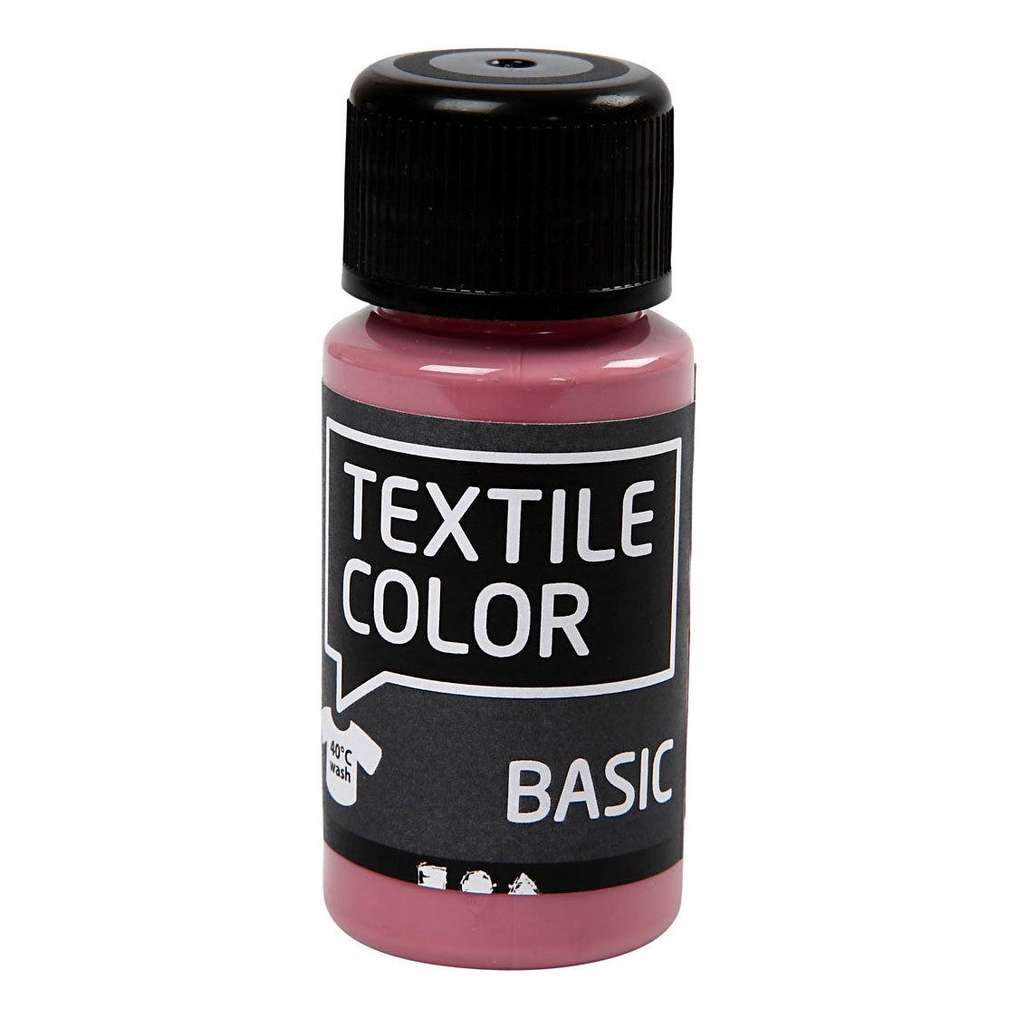 Creativ Company Textile Color Semi -Covering Textile Paint - Dark Pink, 50 ml