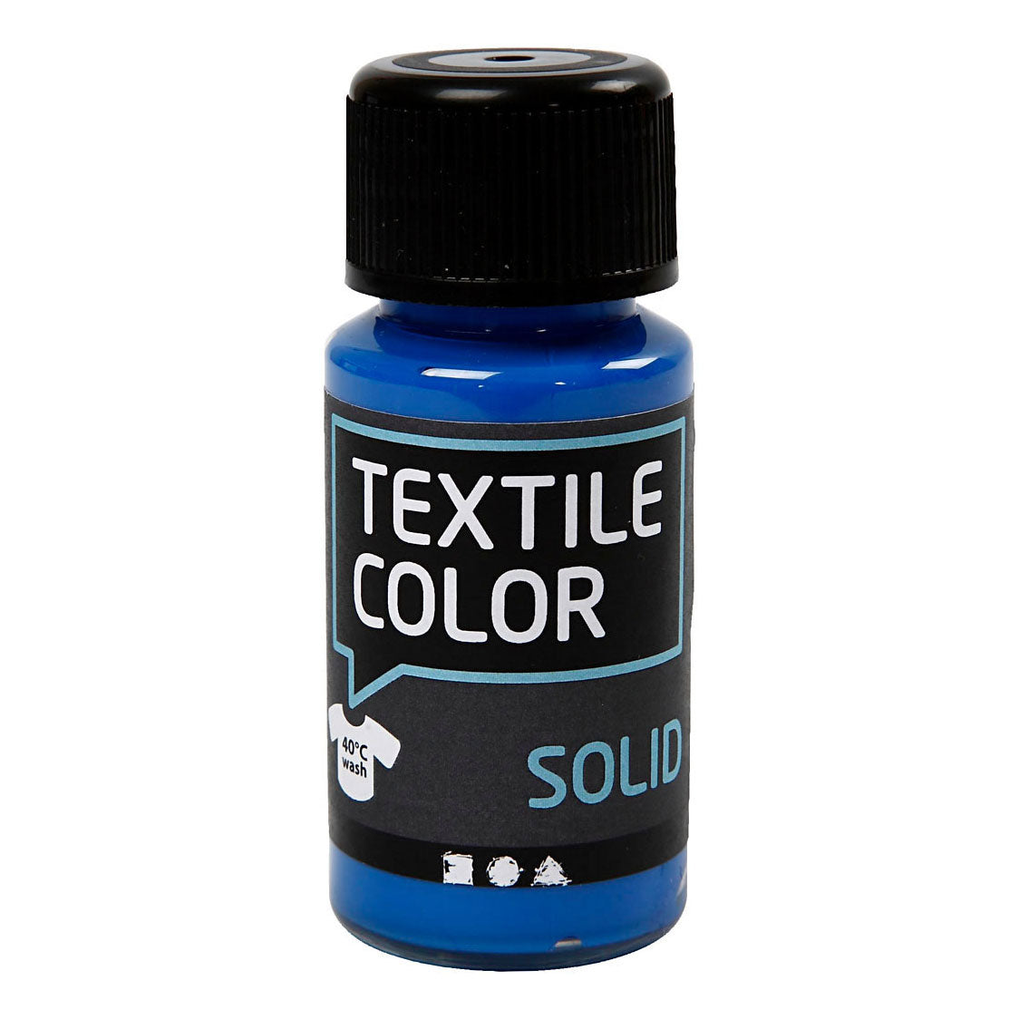 Creativ Company tekstilfarve, der dækker tekstilmaling - strålende blå, 50 ml