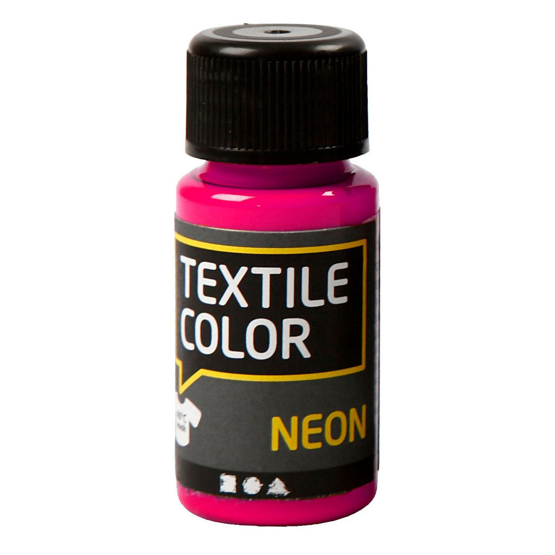 Creativ Company tekstilfarve, der dækker tekstilmaling - neonrosa, 50 ml