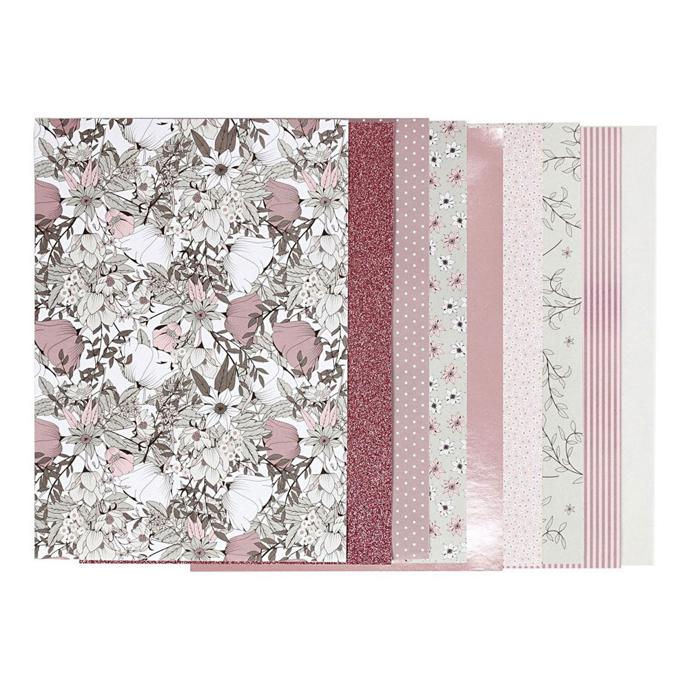 Creativ Company Design Paper Block 6 Designs, 24 ark