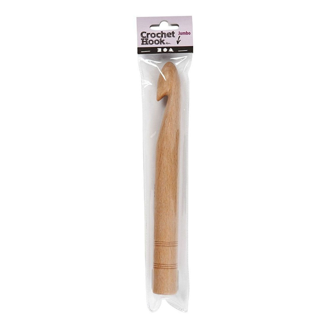 Creativ Company Wood Crochet Hook, 23 cm