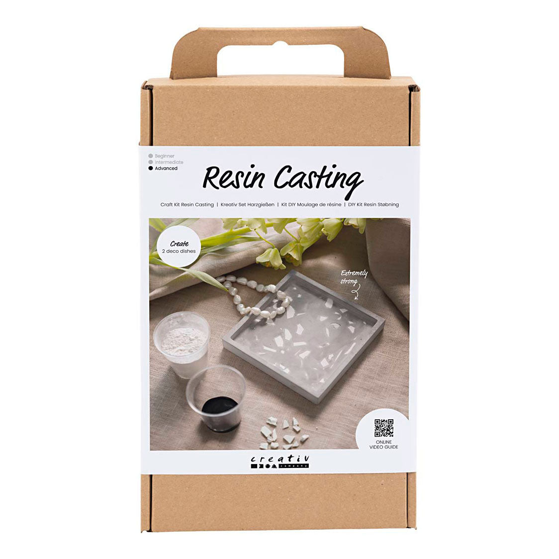 Creativ Company Hobbyset harpiks Hæld bakke med Terrazo