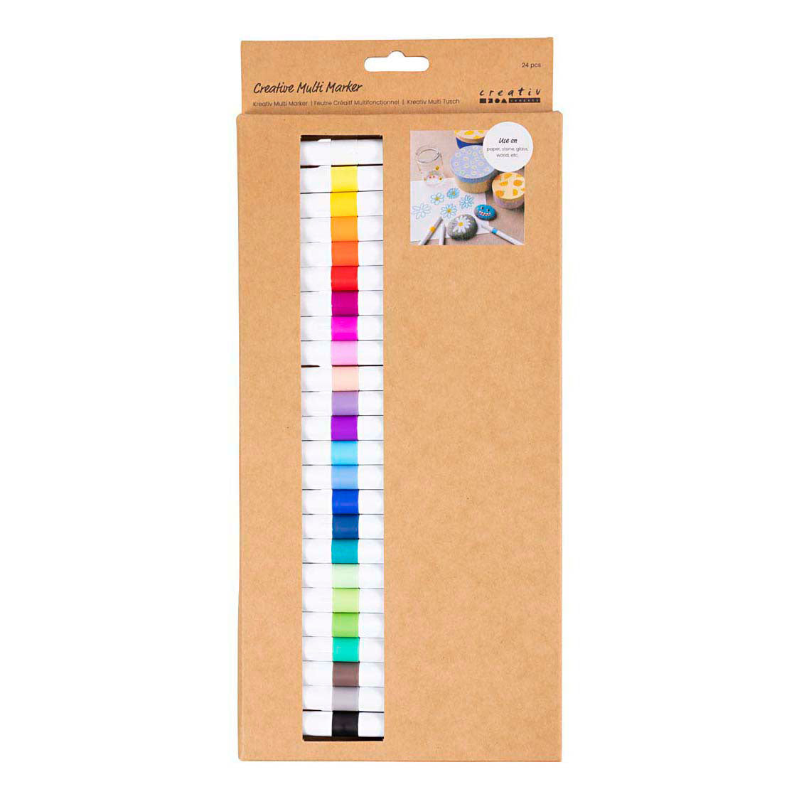 Creativ virksomhed https: www.cchobby.nl creative-multi-marker-line-thickness-4-mm-various-colors-24-piece-1-box