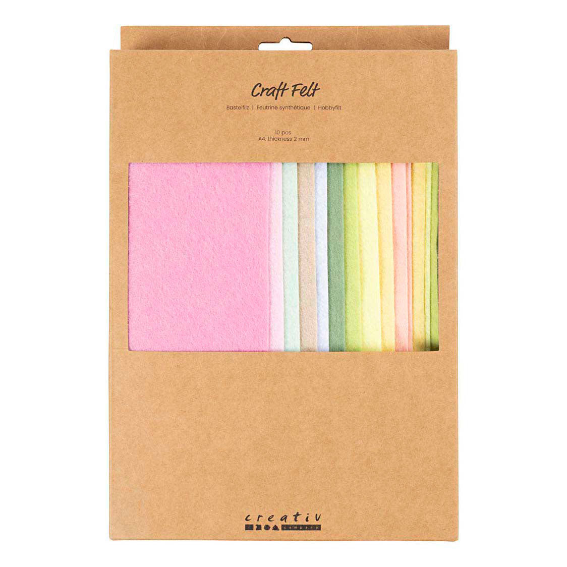 Creativ virksomhed https: www.cchobby.nl hobbyfelt-a4-ark-210x297-mm-tykkelse-2-mm-pastelfarver-10-ark-1-kasse