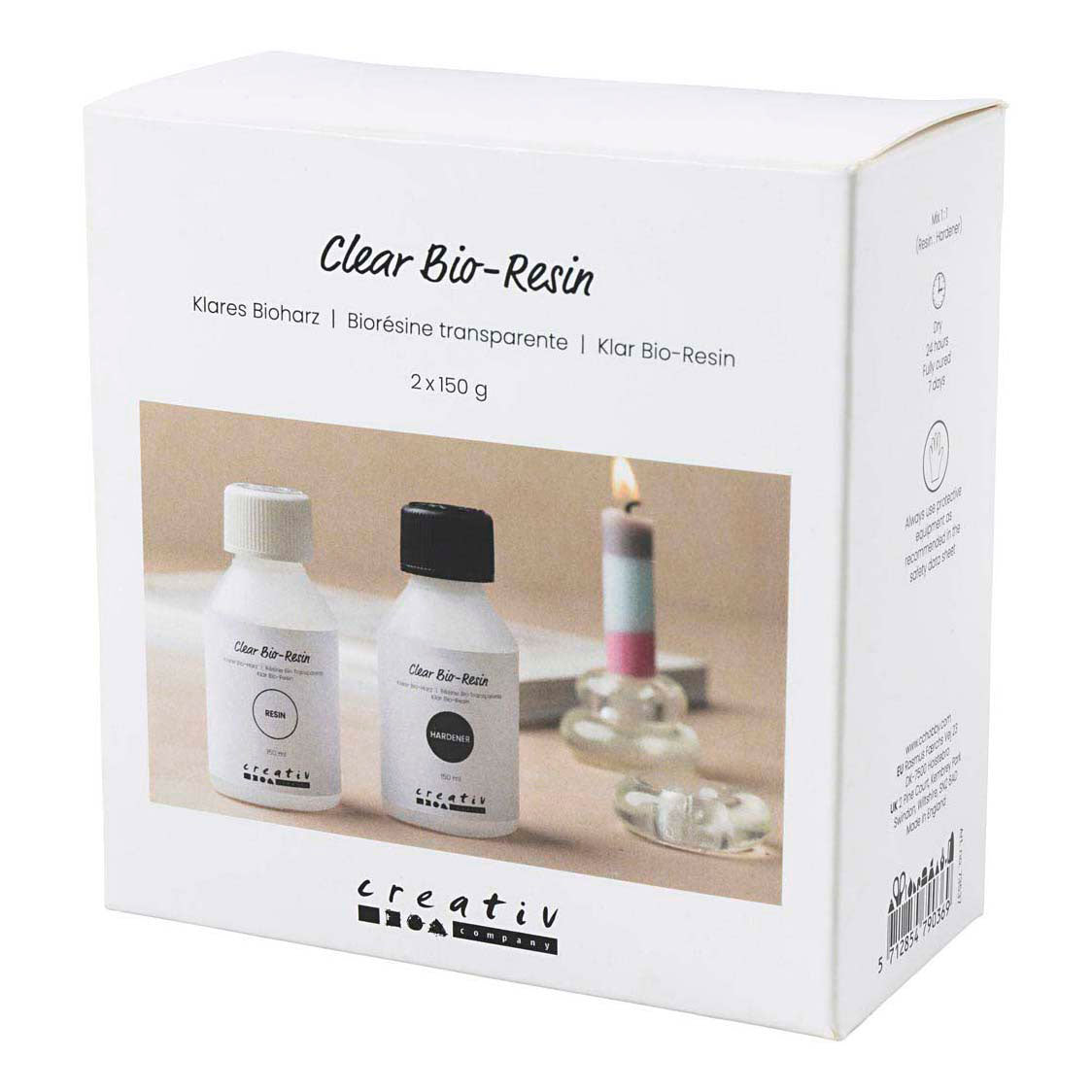 Creativ virksomhed https: www.cchobby.nl transparent-bio-resin-clear-2x150-ml-1-box