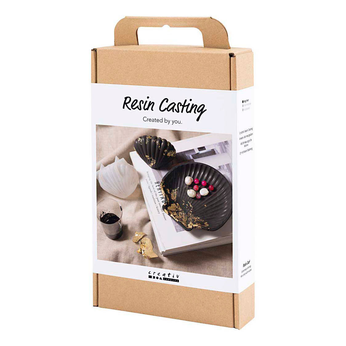 Kreativ virksomhed https: www.cchobby.nl hobbyset-resin-casting-mussel-black-gold-1-box