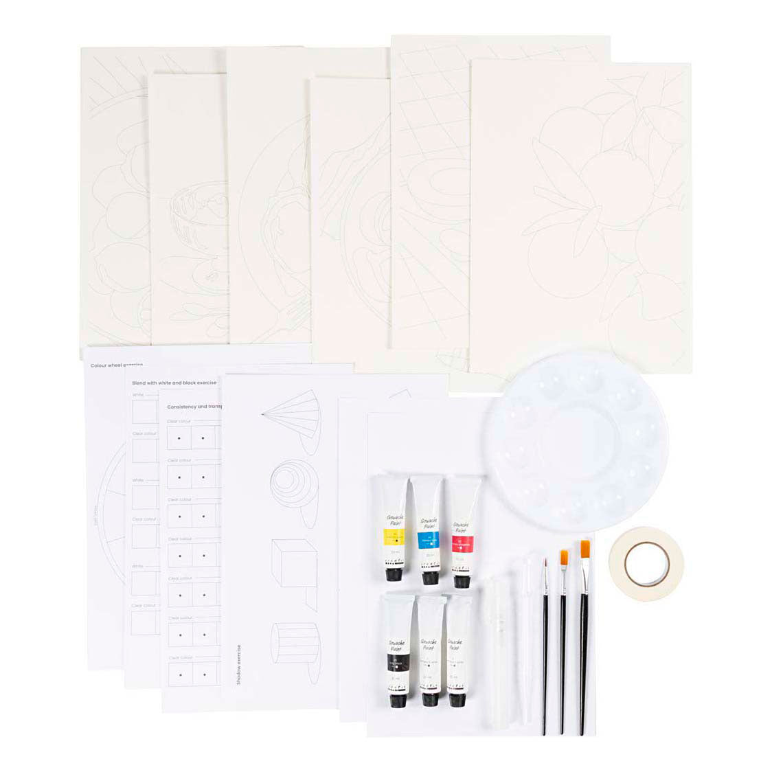 Kreativ virksomhed https: www.cchobby.nl starter-hobbyset-gouache-paintings-diverse-colors-1-box