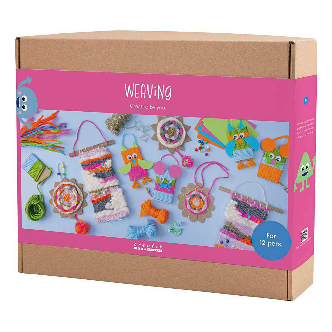Creativ virksomhed https: www.cchobby.nl group set-weaving-wall-mountings-hangers-owls-mouse-diverse-colors-1-box