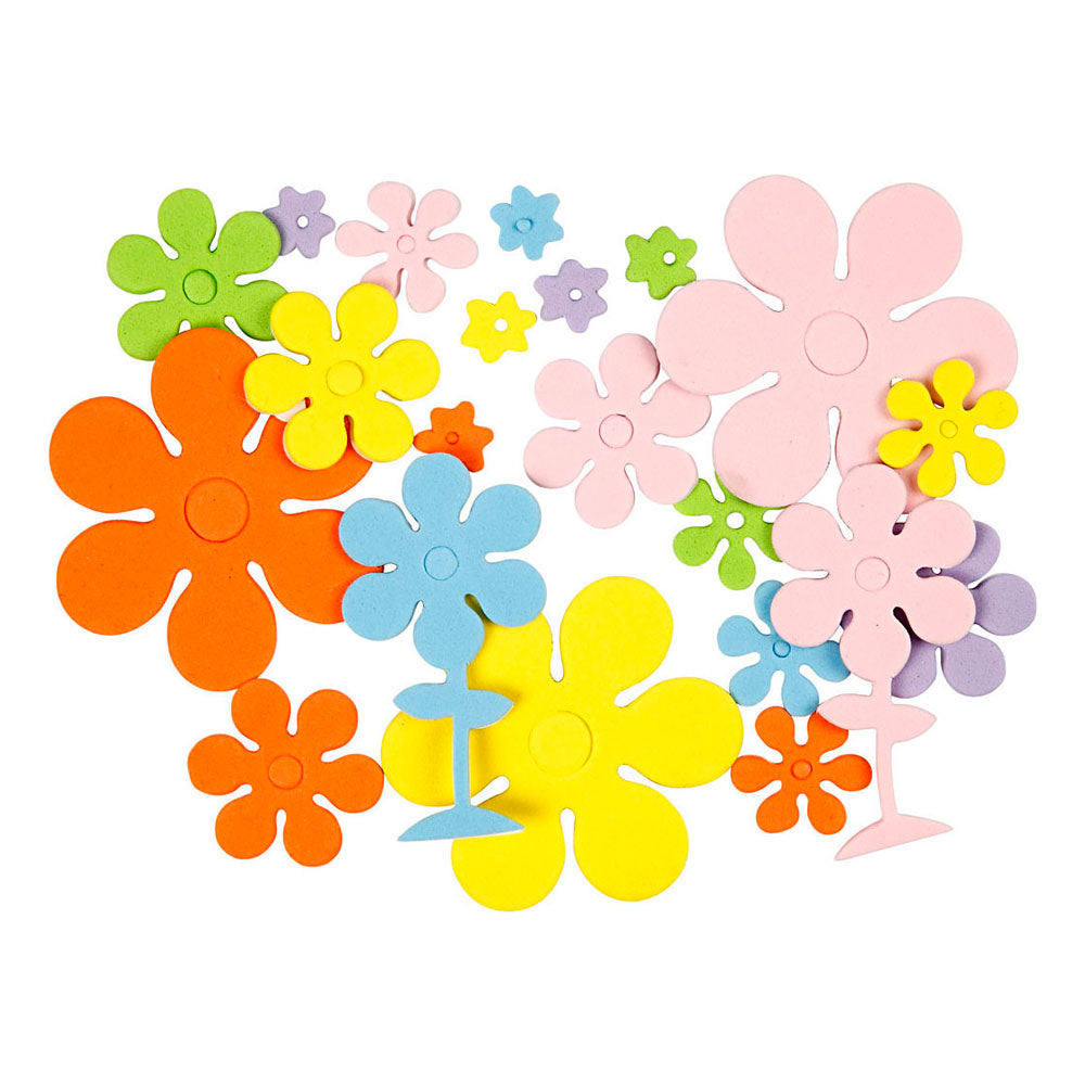 Creativ virksomhed https: www.cchobby.nl foam-figures-flowers-size-10-60-mm-thickness-2-mm-670-piece-1-box