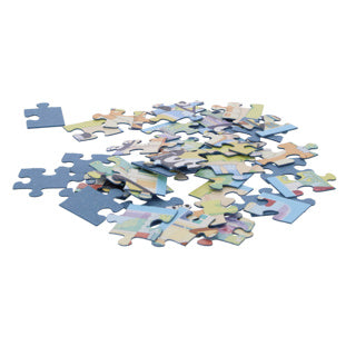 Ravensburger puslespil blåt 4 x 42 brikker