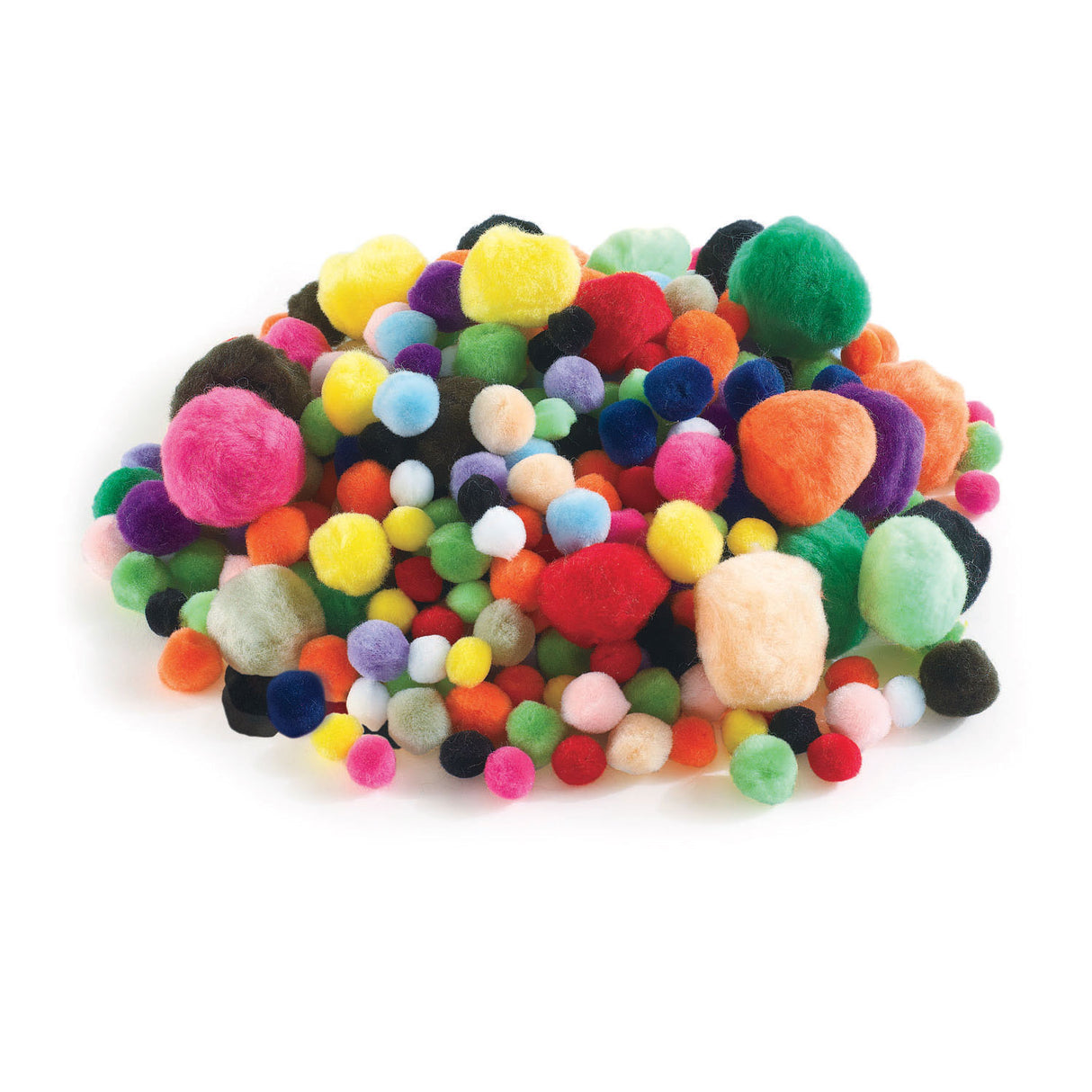 Farver - pompoms forskellige, 300 stk.