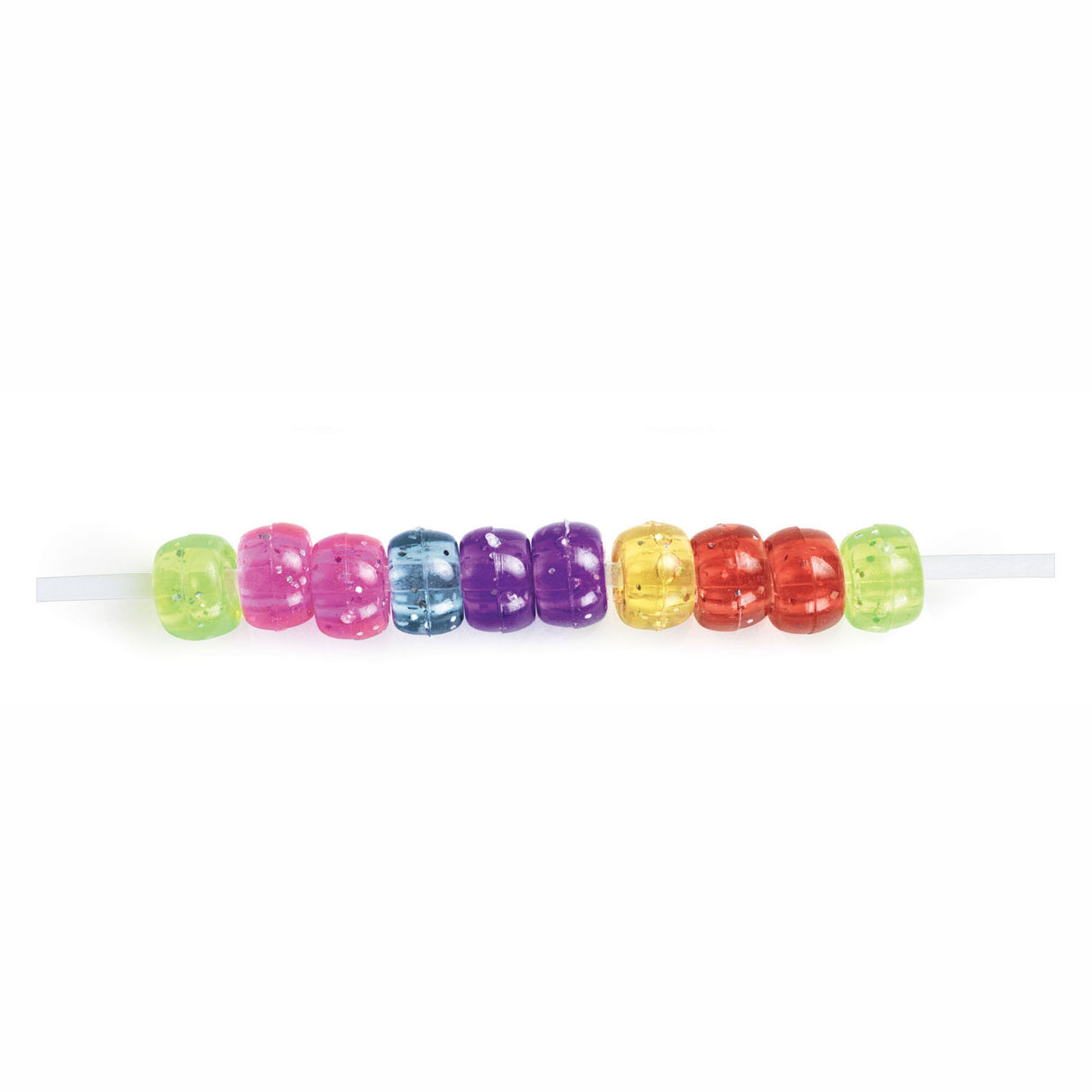 Farver - glitter perler farve i pose, 453 gram