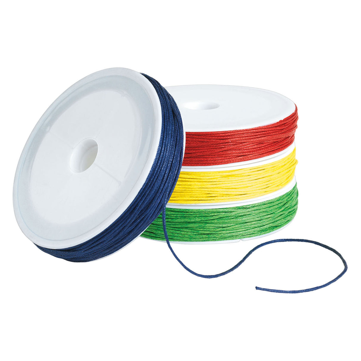 Farvning - voksede bomuldsledning, 4 x 25 meter