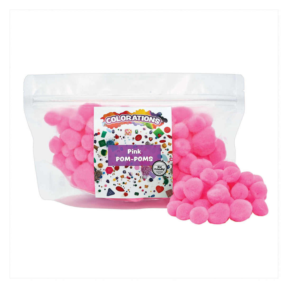 Farve - Pom Poms Pink, 100 ..