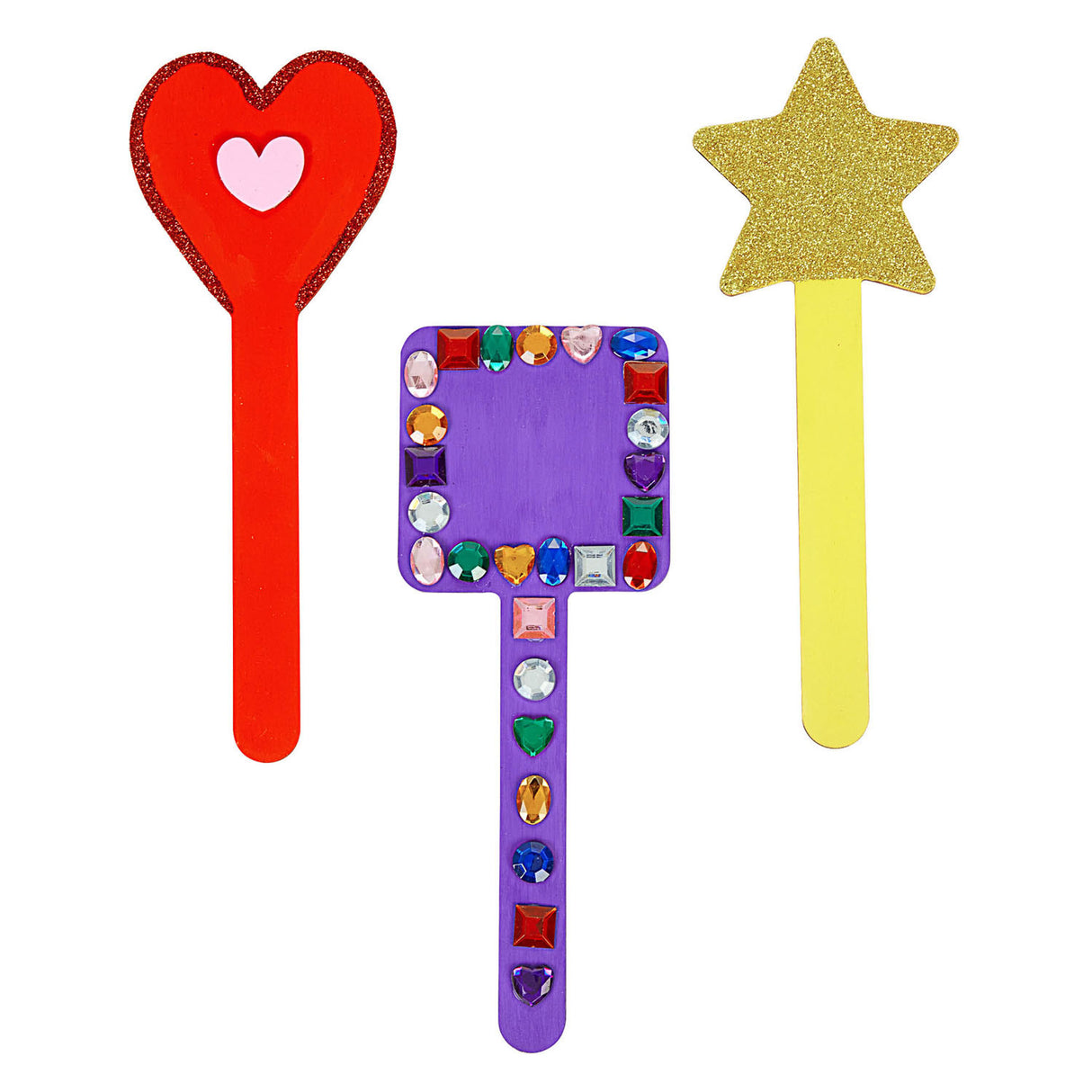 Farvning - DIY Wooden Stick Forms 4 Designs, 20 ..