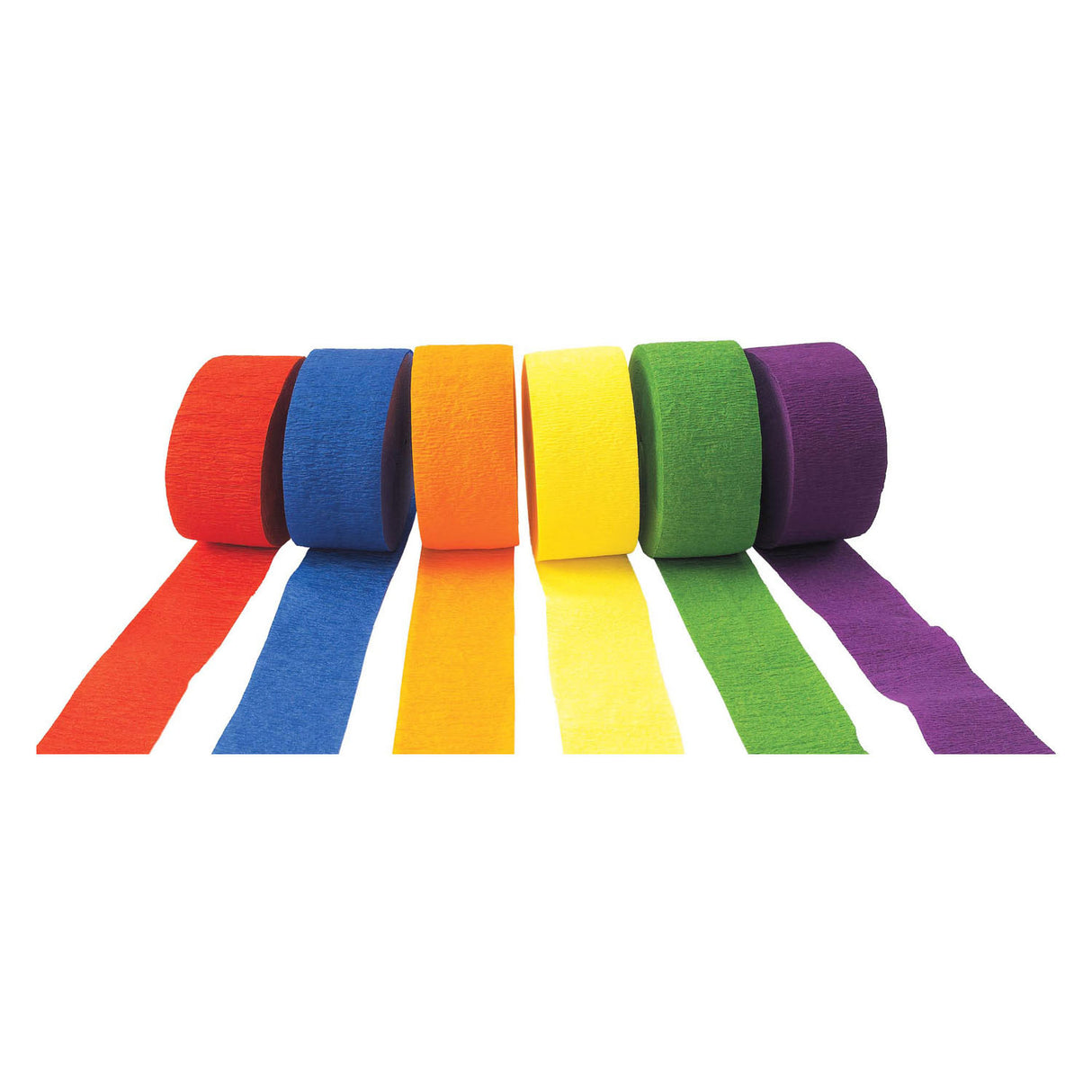 Farve - Crepe Paper Slingers Set 1, Sæt på 6