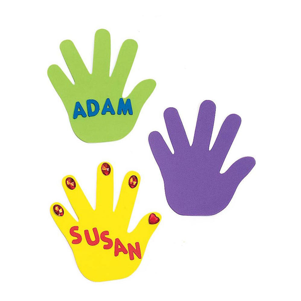 Farvninger Happy Hands Foam Forms, 150st.