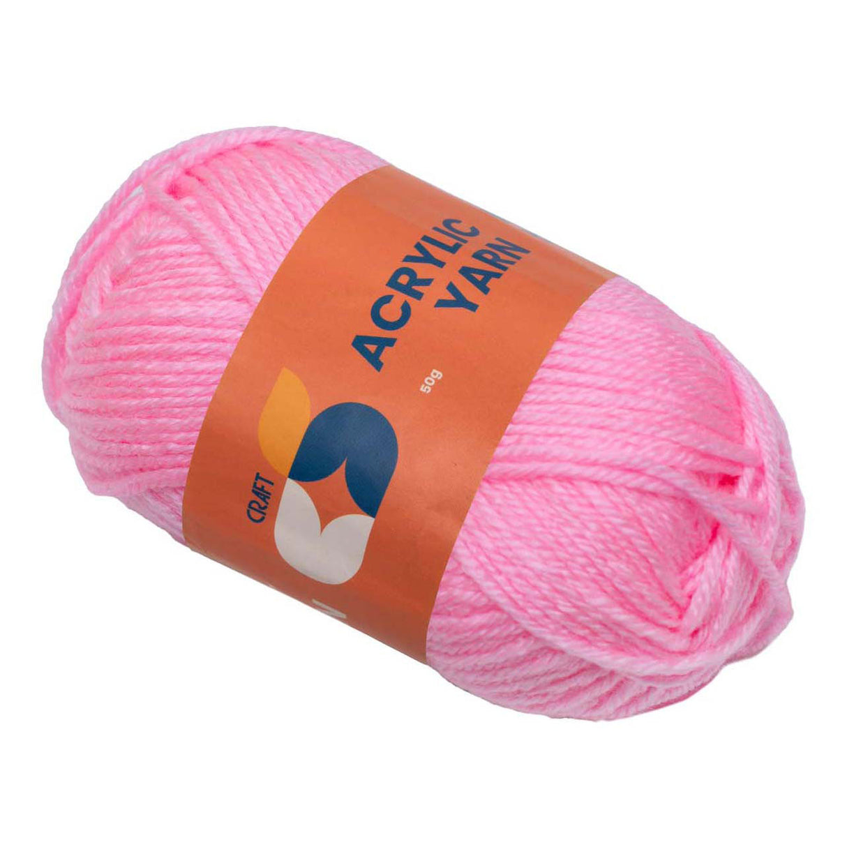 Farver - akrylgarn pink, 50g