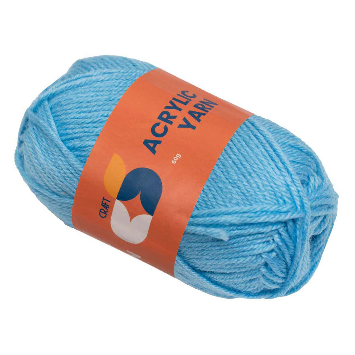 Farver - akrylgarn lyseblå, 50g