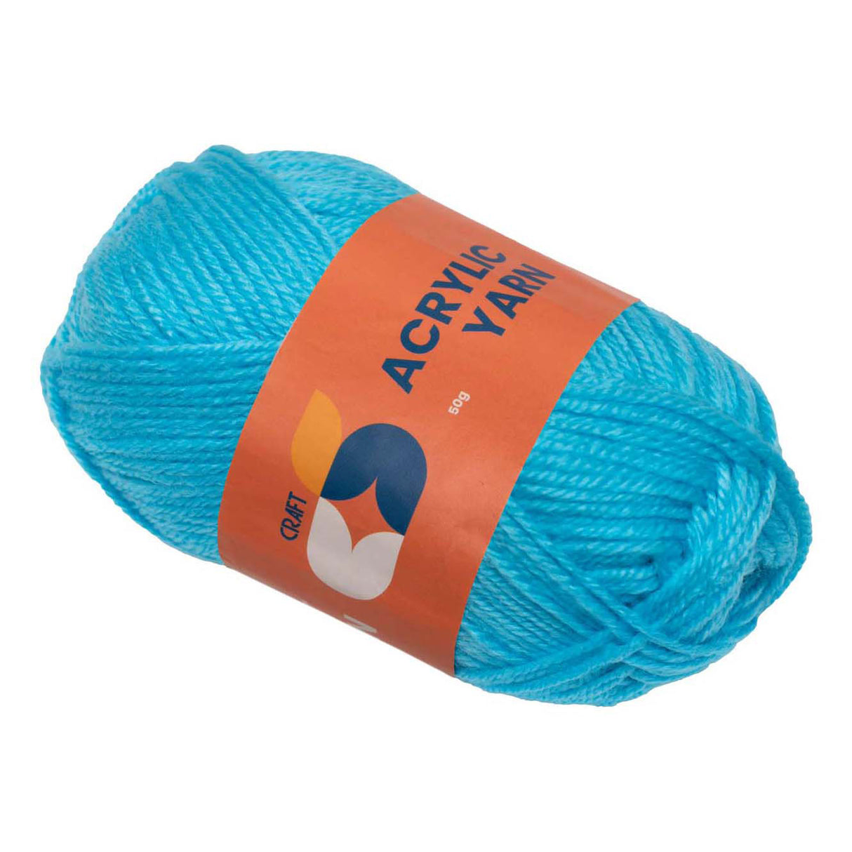 Farver - akrylgarn blå, 50g
