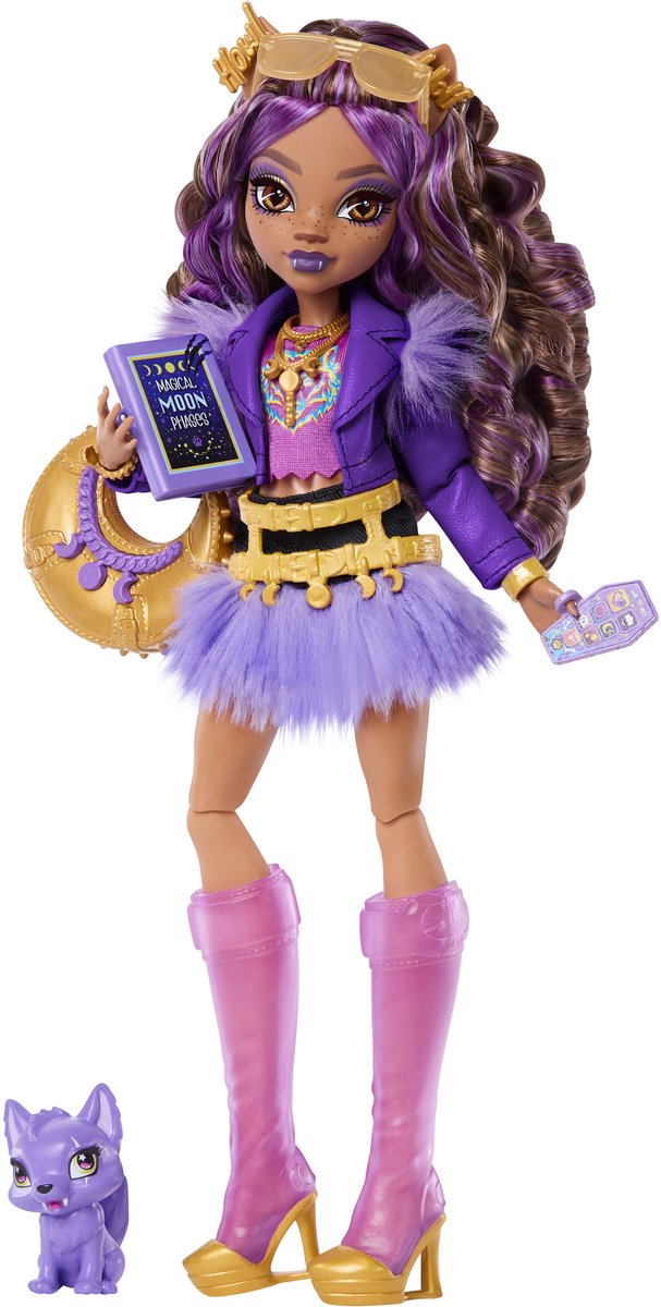 Monster high clawdeen wolf - modedukke