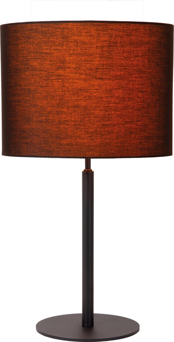 Lucide maya - bordlampe - ø 26 cm - 1xe27 - sort - japandi