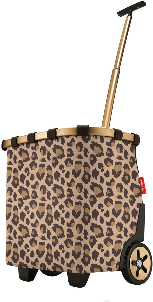 Reisenthel carrycruiser indkøbsvogn - 40l - stel leo macchiato brun