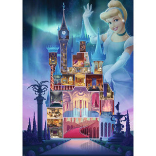 Ravensburger puslespil disney askepotslot - 1000 brikker.
