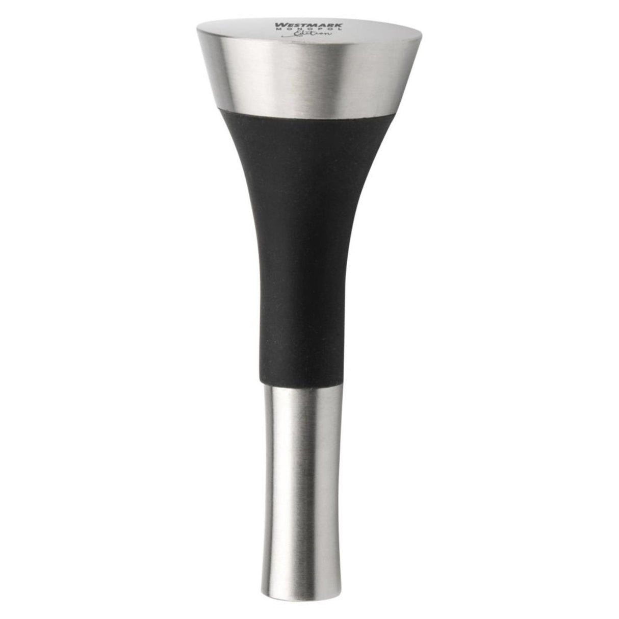 Westmark vinflaskeprop, monopol edition, rustfrit stål silikone, vino, sølv sort, 61963360