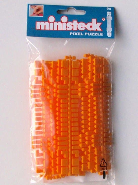 Ministeck - 9 farvestrimler no. 622 majs gul