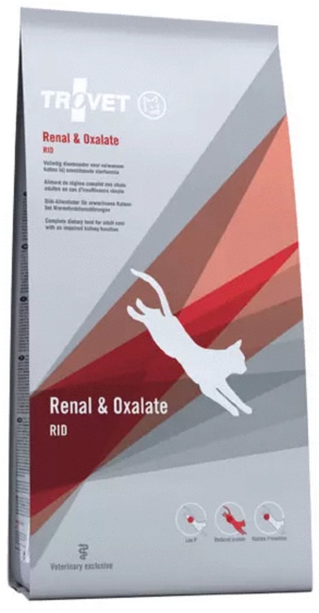 0 0 trovet rid renal oxalat kat - katte diætfoder - 2,5 kg