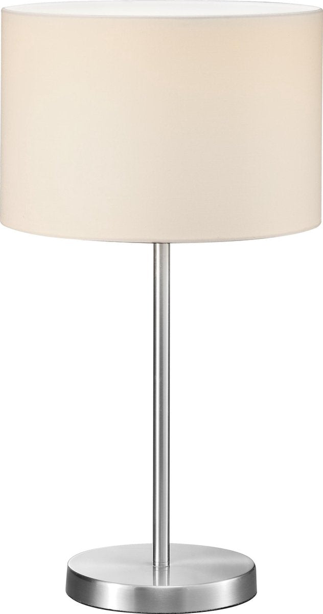 Trio hotel - bordlampe - nikkel mat - ekskl. 1x e27 4,9 w - ledningskontakt
