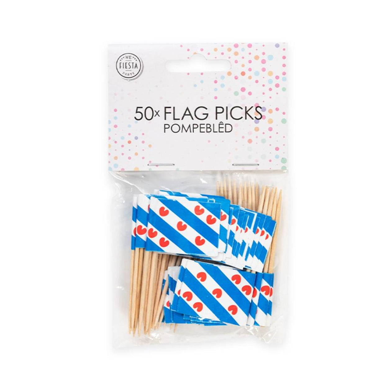Globos flagpinde Friesland, pakke med 50 stk