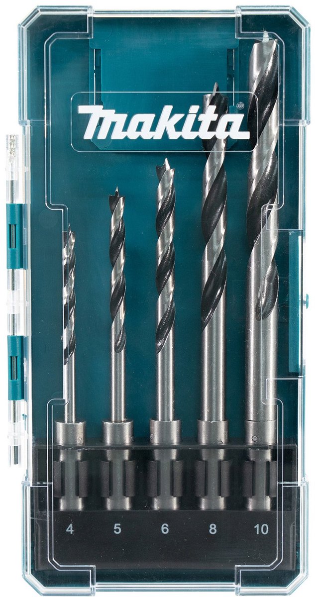 Makita sds-plus træbor sæt 5 dele - e-15148