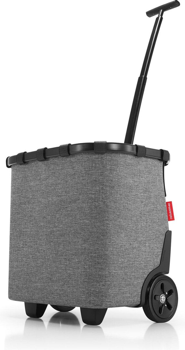 Reisenthel carrycruiser indkøbsvogn - polyester - 40l - twist sølvgrå