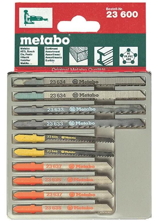 Metabo tilbehør metabo stiksavsklinger sæt sæt stiksavklinger 10-delt metabo