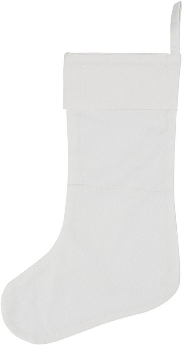 Creativ virksomhed https: www.cchobby.nl Julestrømpe-h-40-cm-b-26-cm-210-gr-white-1-piece