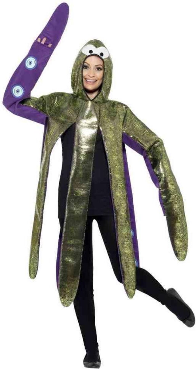 Vegaoo blæksprutte kostume til voksne - fancy dress - one size