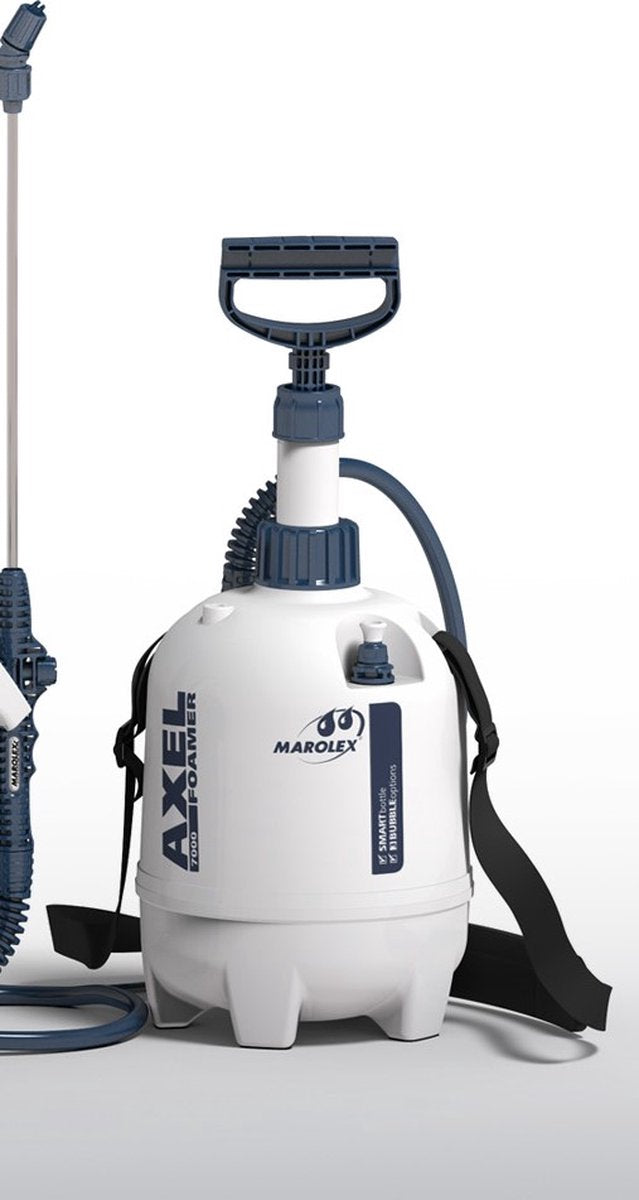 Marolex axel alka line 7000 skumsprøjte - 7 liter - alkalibestandig - 3 skumindstillinger - inklusive lanse og skulderrem - tryksprøjte til detaljer og industri